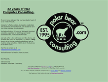 Tablet Screenshot of polarbearconsulting.com
